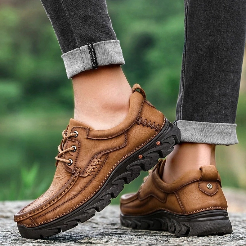 Komplettes Kollektion Ensemble Herren echte Leder gothische Schnürschuhe Oxford alle Farben Übersichtsansicht